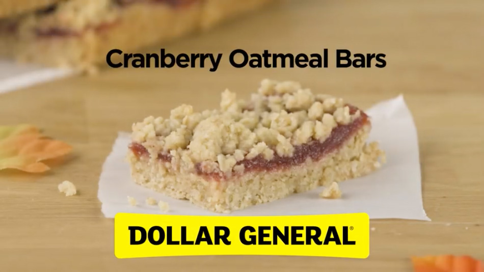 Cranberry Oatmeal Bars