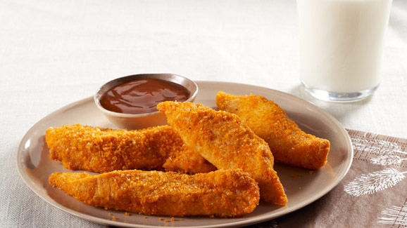 Easy Parmesan Chicken Fingers