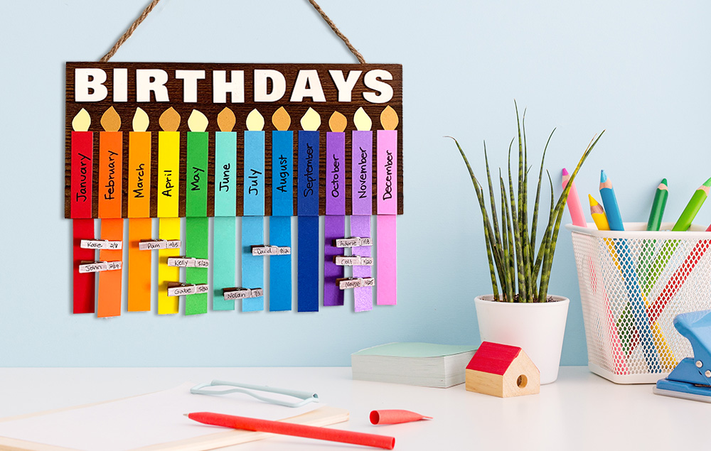 Birthday Chart Ideas For Preschool Printable