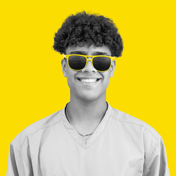 Yellow Glasses Face